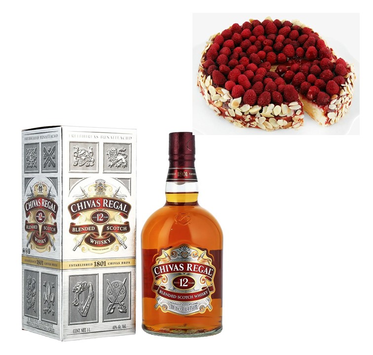 Whisky Chivas Regal 12 Aos 40 y Tartaleta del Dia